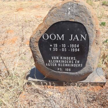 KOCK Jan, de 1904-1994