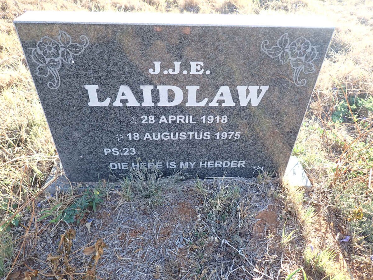 LAIDLAW J.J.E. 1918-1975