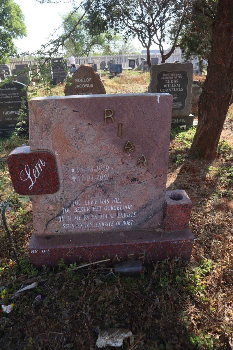 LEMMER Riaan 1979-2001