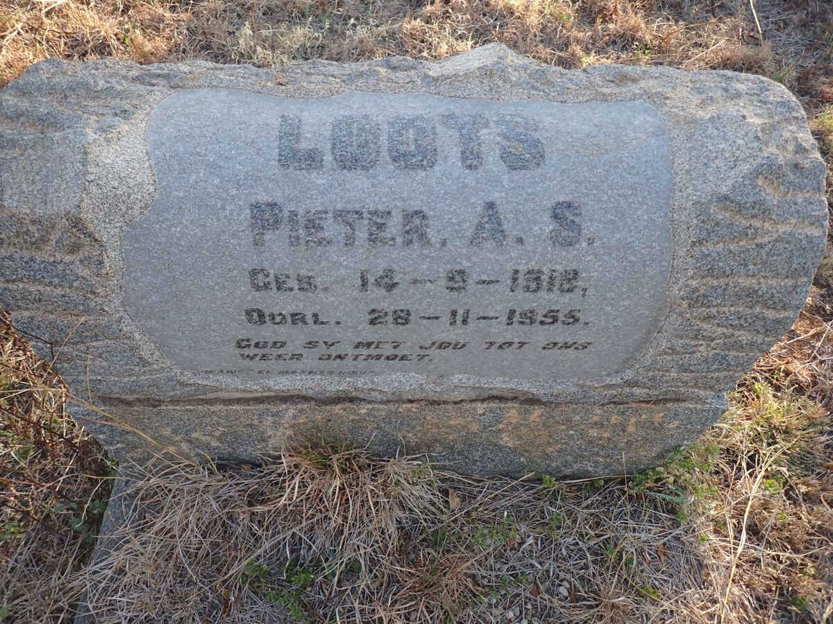LOOTS Pieter A.S. 1918-1955