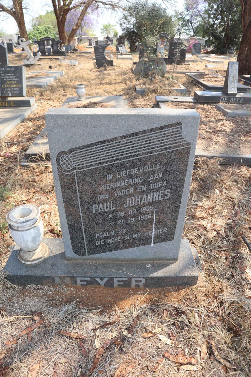 MEYER Paul Johannes 1905-1986