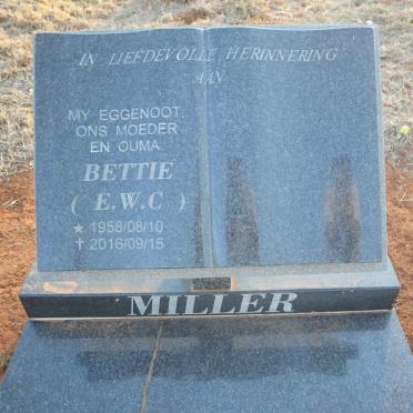 MILLER E.W.C. 1958-2016