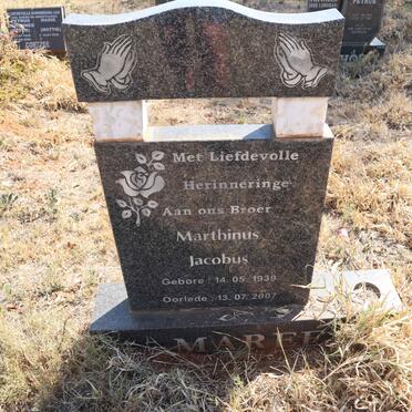 MAREE Marthinus Jacobus 1939-2007