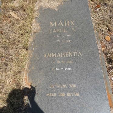 MARX Carel S. 1911-1994 & Ammarentia 1916-2004