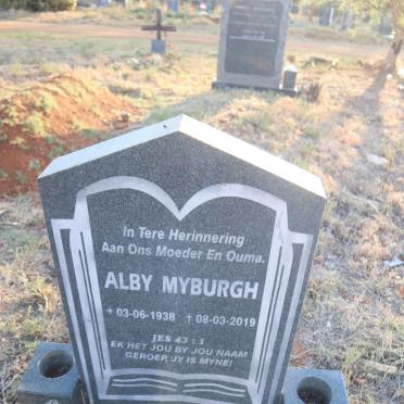 MYBURGH Alby 1938-2019