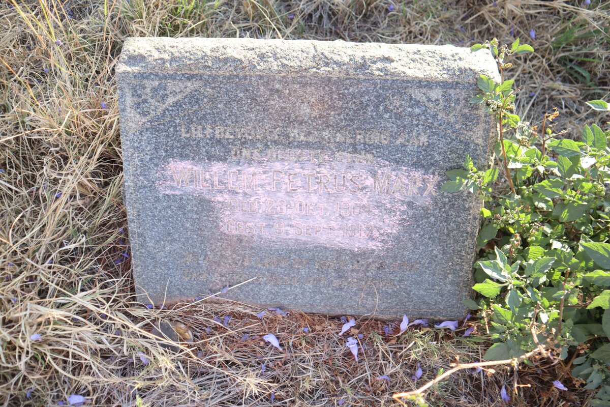 MARX Willem Petrus 1904-1917