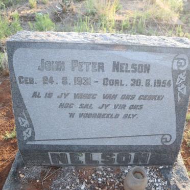 NELSON John Peter 1931-1954
