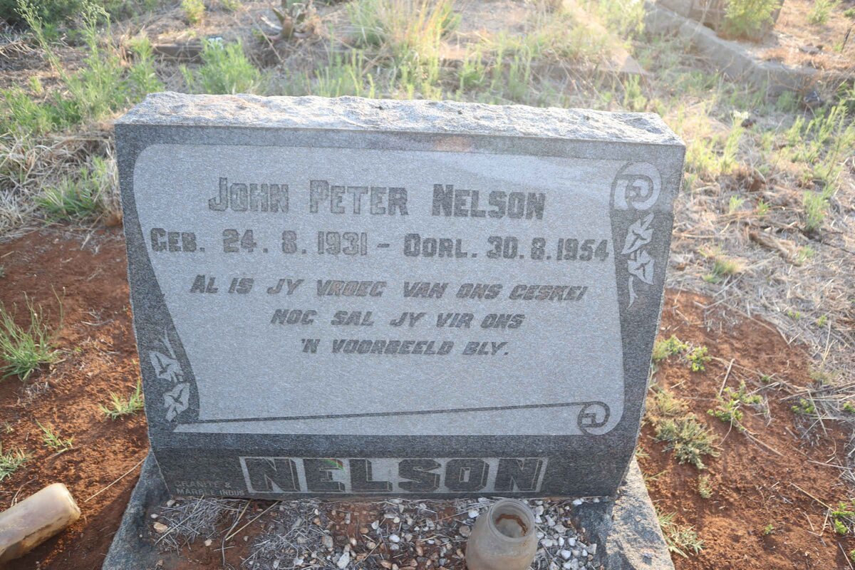 NELSON John Peter 1931-1954