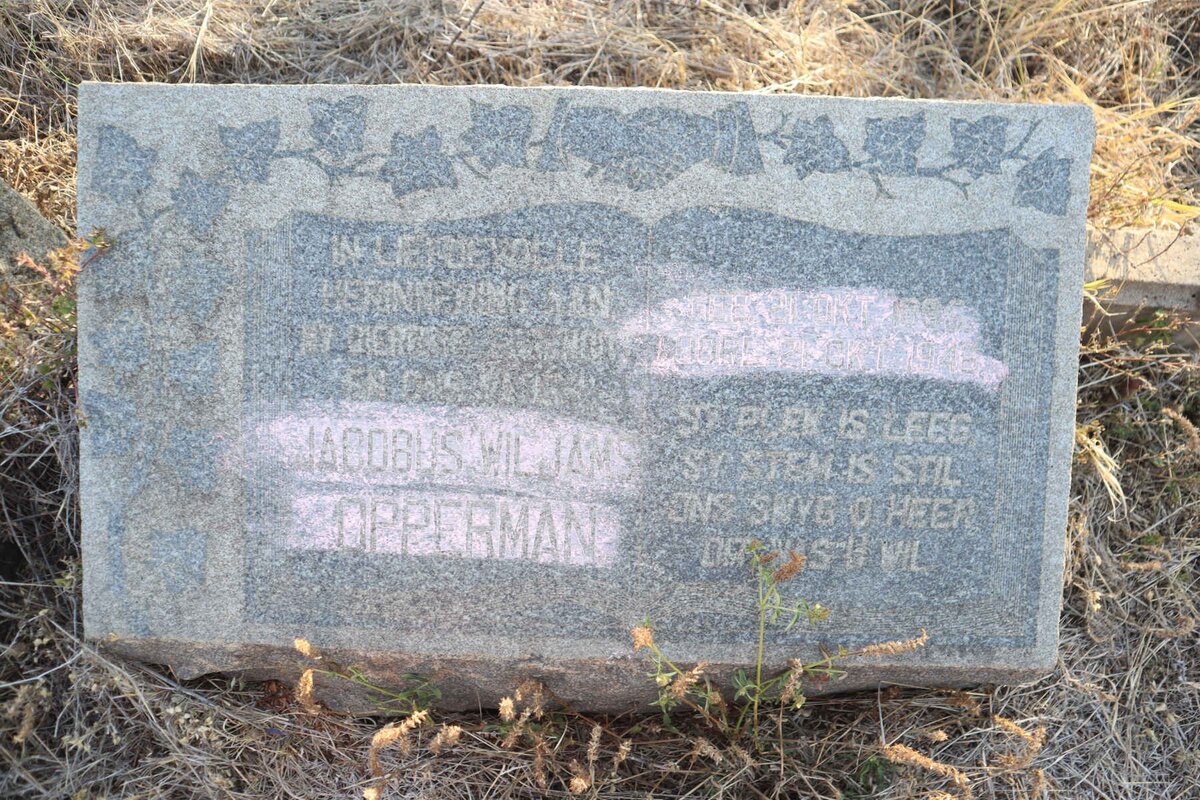 OPPERMAN Jacobus Wiljams 1865-1945