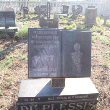 PLESSIS Piet, du 1933-1998