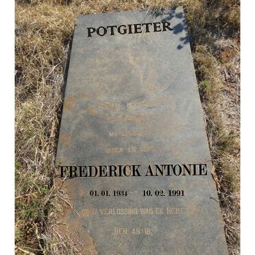 POTGIETER Frederick Antonie 1934-1991