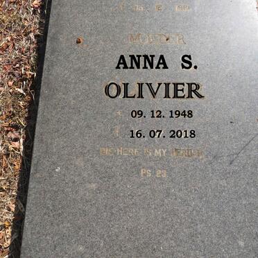POTGIETER Anna S. OLIVIER 1948-2018 :: POTGIETER Gerhard 1966-1991 _2