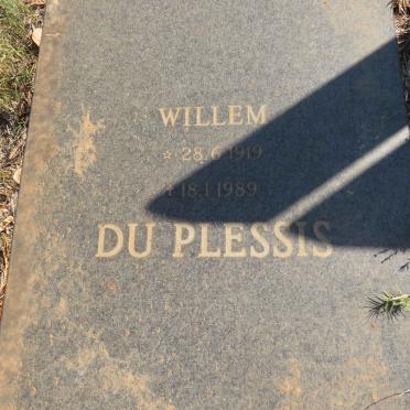 PLESSIS Willem, du 1919-1989