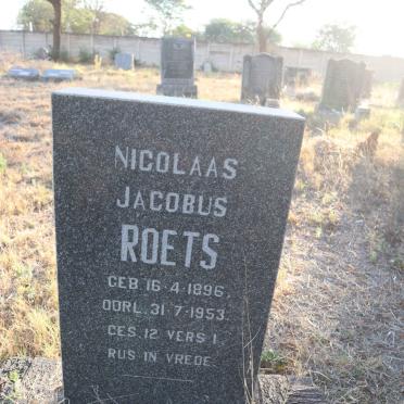 ROETS Nicolaas Jacobus 1896-1953