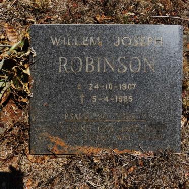 ROBINSON Willem Joseph 1907-1985