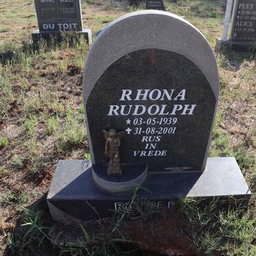 RUDOLPH Rhona 1939-2001