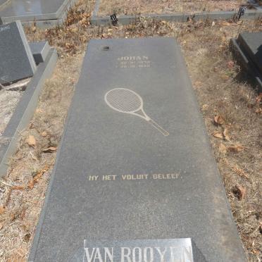 ROOYEN Johan, van 1970-1992_1