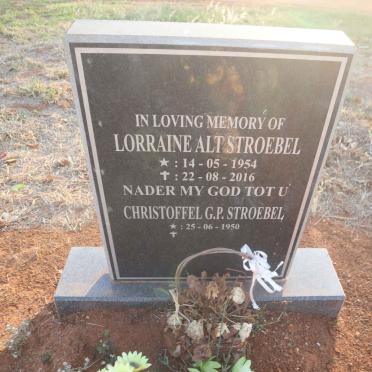 STROEBEL Christoffel G.P. 1950- & Lorraine Alt 1954-2016