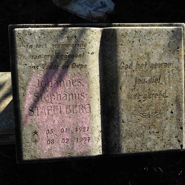 STAPELBERG Johannes Stephanus 1921-1997
