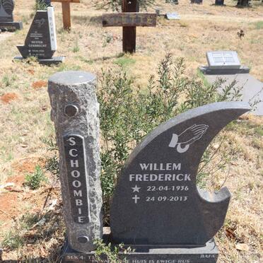SCHOOMBIE Willem Frederick 1936-2013