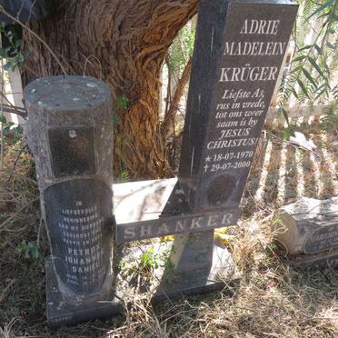 SHANKER Petrus Johannes Daniel 1942-1996 & Adrie Madelein KRUGER 1970-2000