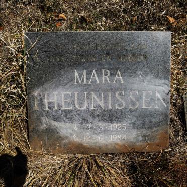 THEUNISSEN Mara 1925-1984