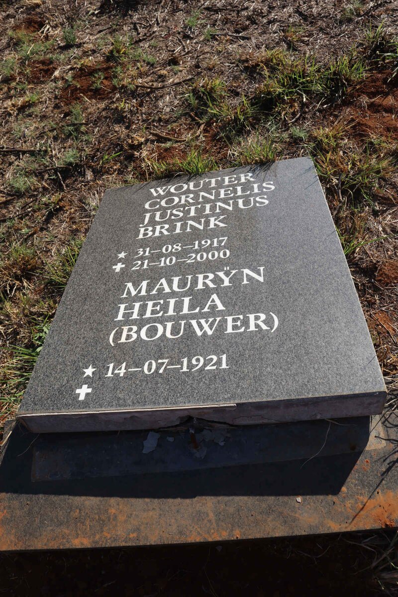TOIT Wouter Cornelis Justinus Brink 1917-2000 & Mauryn Heila BOUWER 1921-_2