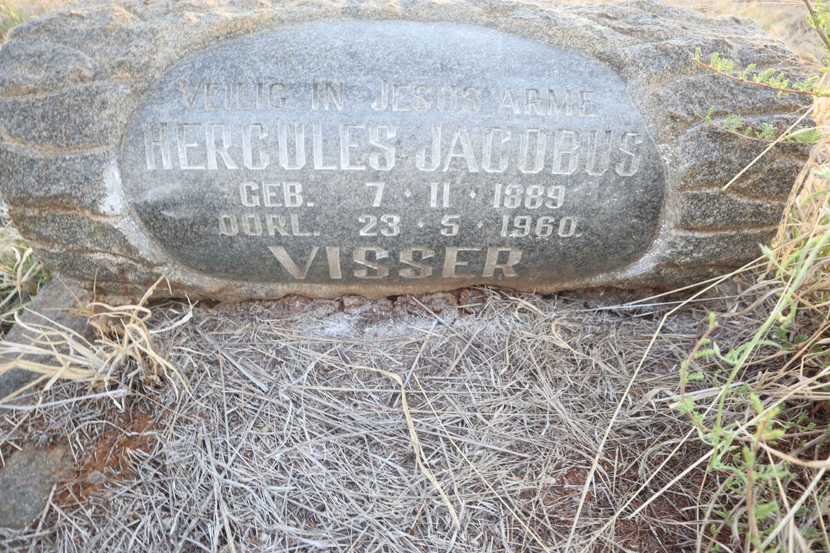 VISSER Hercules Jacobus 1889-1960