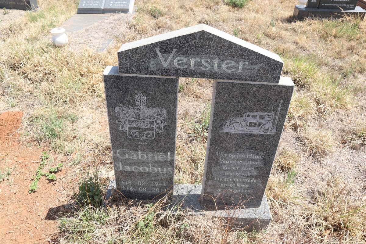 VERSTER Gabriel Jacobus 1943-2014