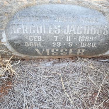 VISSER Hercules Jacobus 1889-1960