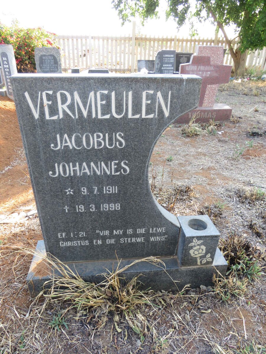 VERMEULEN Jacobus Johannes 1911-1998