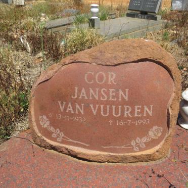 VUUREN Cor, Jansen van 1932-1993