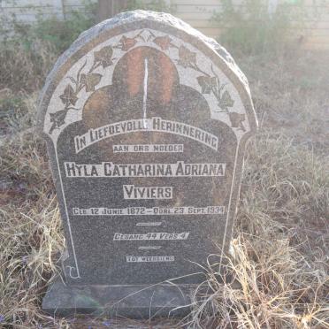 VIVIERS Hyla Catharina Adriana 1872-1934