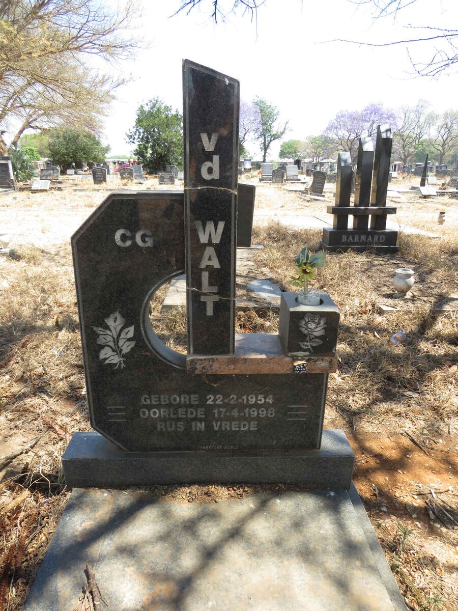 WALT C.G., v.d. 1954-1998