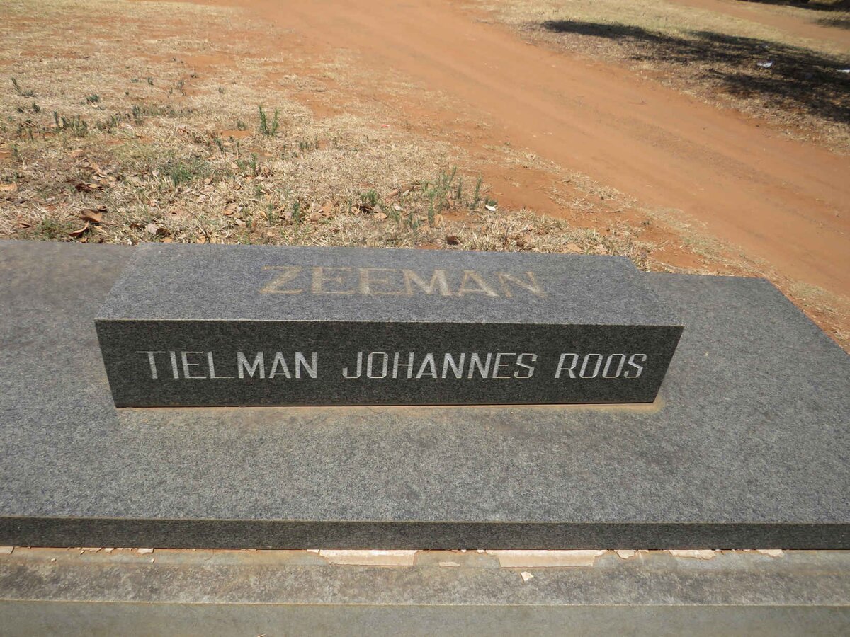 ZEEMAN Tielman Johannes Roos 1927-1981_1
