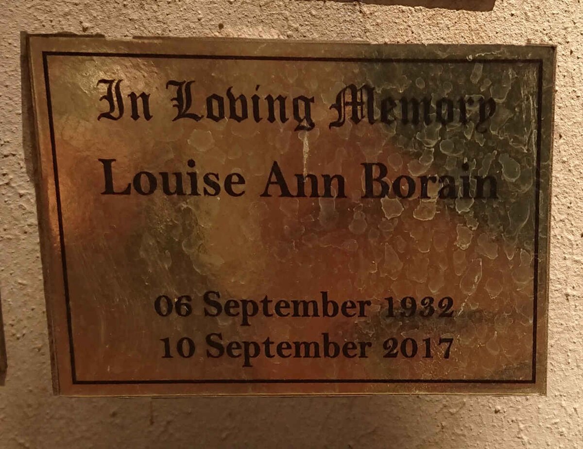 BORAIN Louise Ann 1932-2017