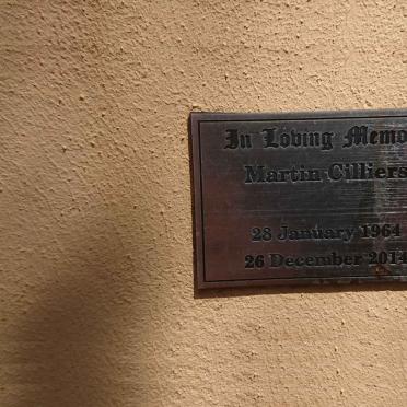 CILLIERS Martin 1964-2014