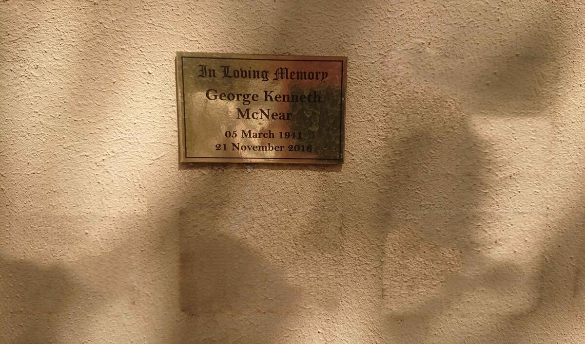 MCNEAR George Kenneth 1941-2016