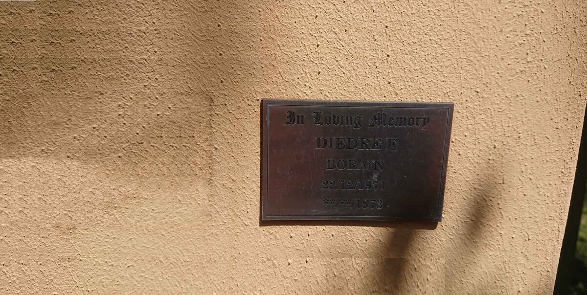 BORAIN Diedre E. 1971-1973