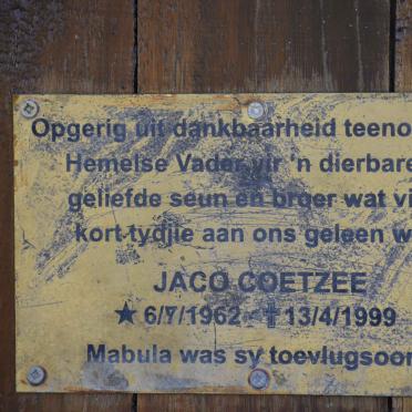 COETZEE Jaco 1962-1999