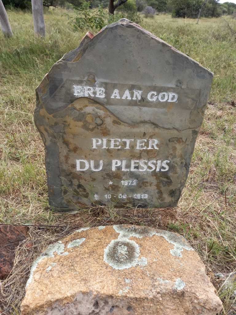 PLESSIS Pieter, du 1873-1913