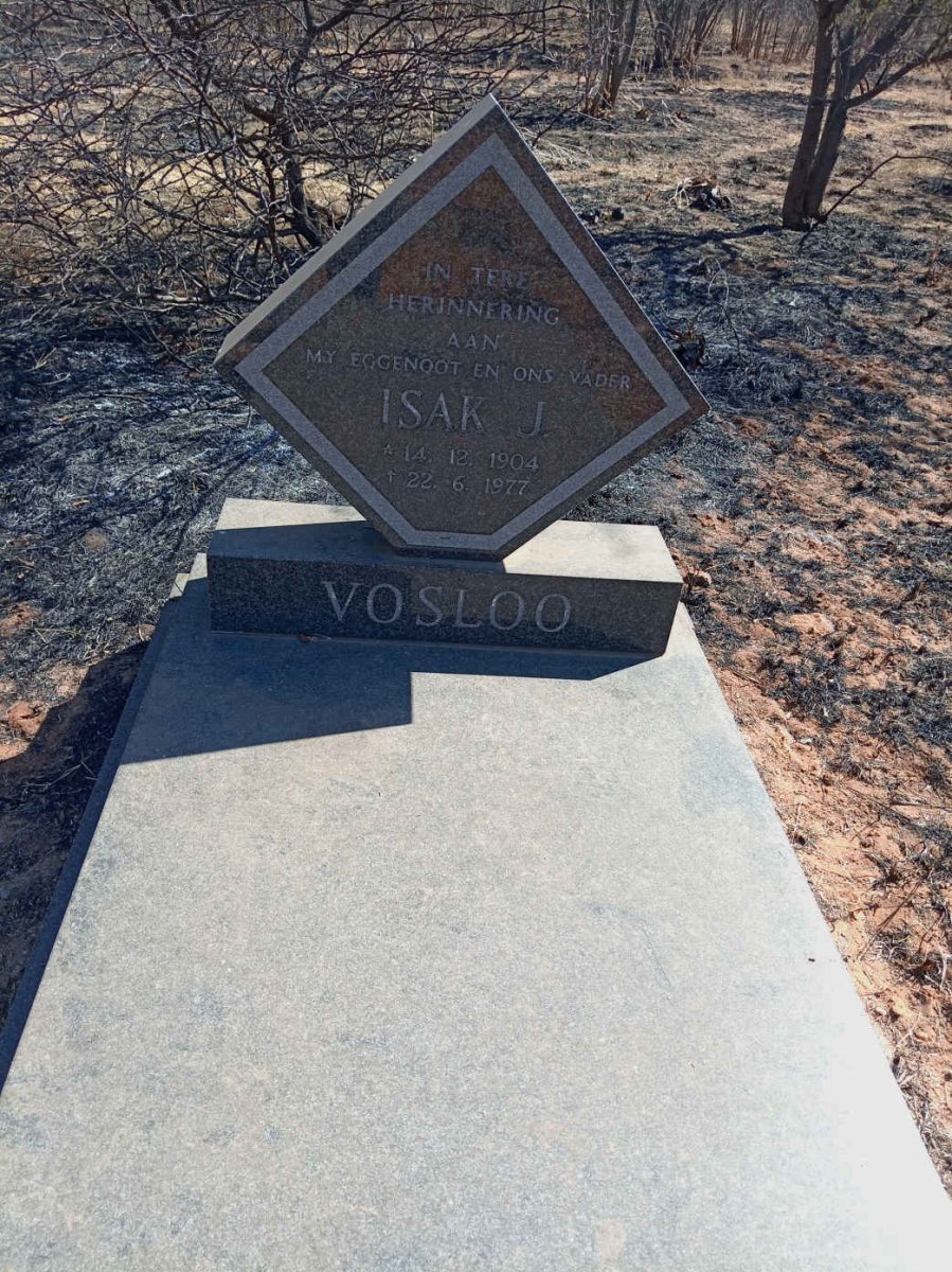 VOSLOO Isak 1904-1977