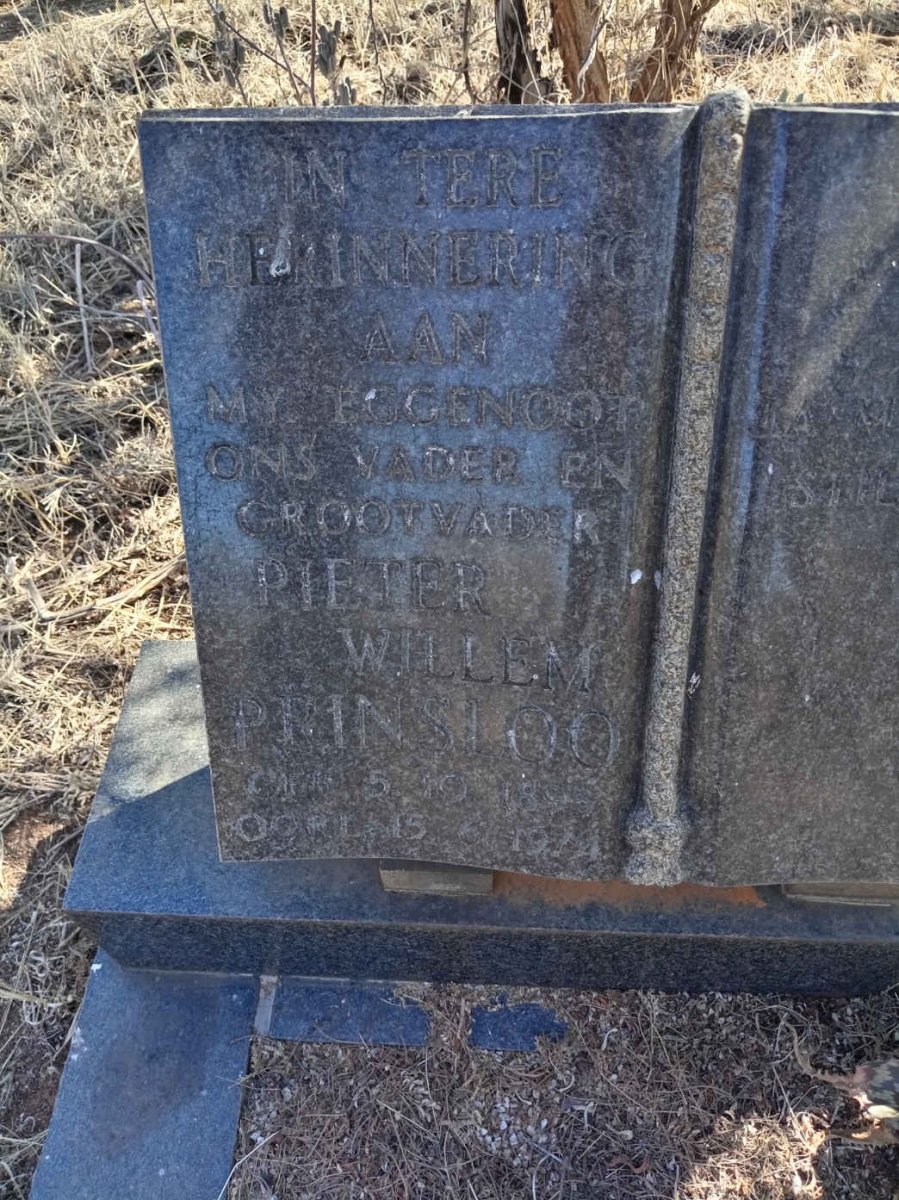 PRINSLOO Pieter Willem 1895-1974