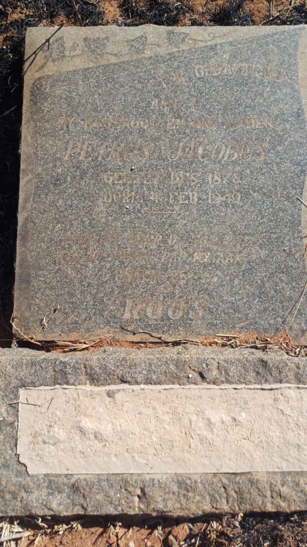 ROOS Petrus Jacobus 1878-1949