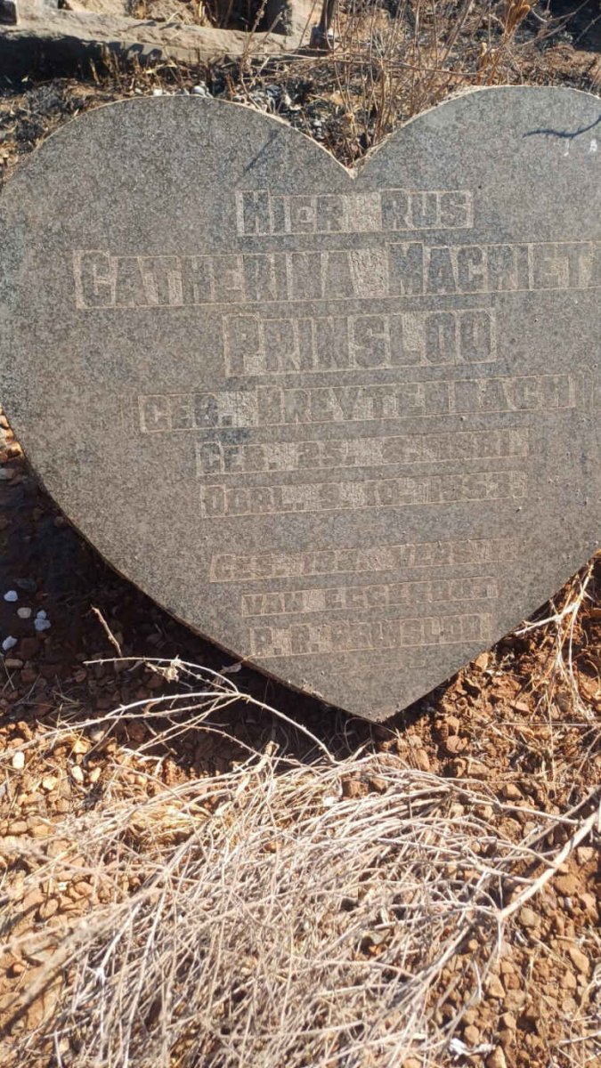 PRINSLOO Catherina Magrietha nee BREYTENBACH 1881-1953