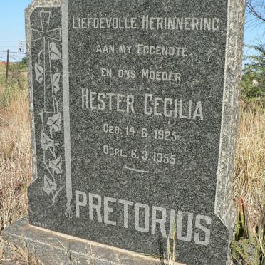 PRETORIUS Hester Cecilia 1925-1955