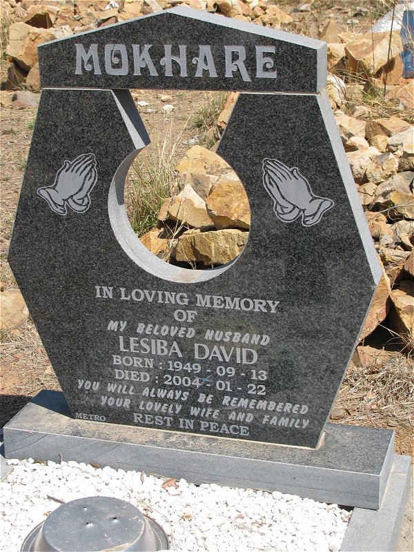MOKHARE Lesiba David 1949-2004