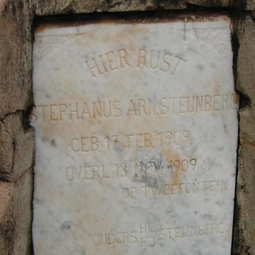 STEIJNBERG Stephanus Arnoldus 1909-1909