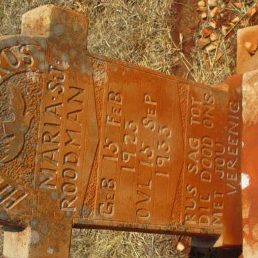 ROODMAN Maria S.J. 1923-1933