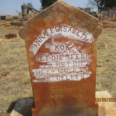 KOK Anna Elisabeth 1929-1929